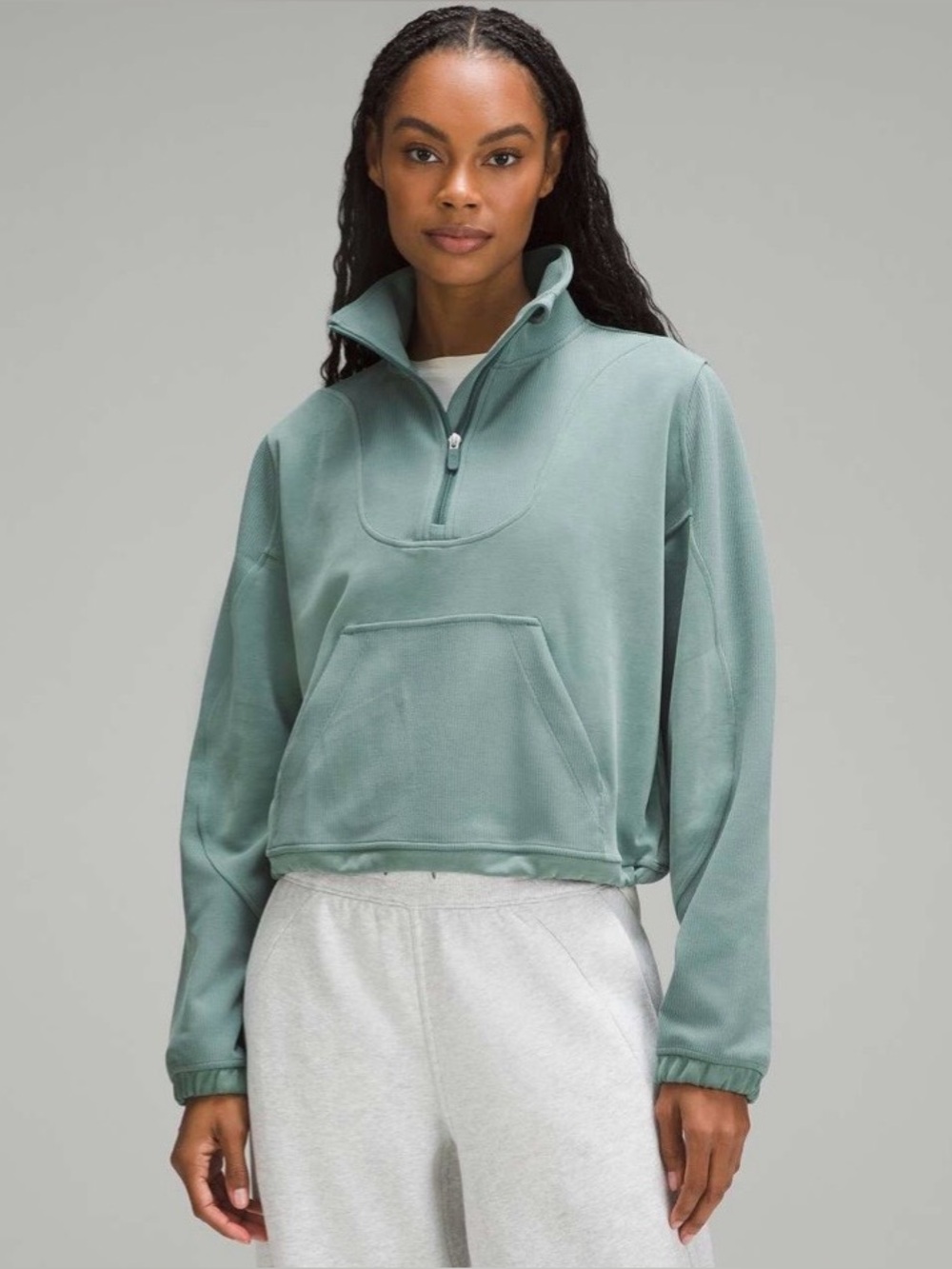Lululemon Brushed Softstreme Ribbed Half Zip